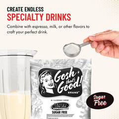 Gosh That's Good! close-up of powder texture showing smooth dissolve and consistent flavor