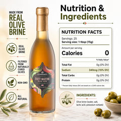 Gourmanity label close-up highlighting ingredients and Italian recipe heritage for trusted flavor