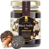 Gourmanity front label showing authentic Italian truffle paste benefit: clear brand identity