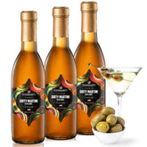Gourmanity front packaging three pack showing bottles and brand for pantry convenience