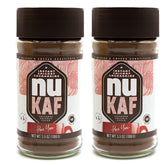 Gourmanity nuKAF front packaging showing jar and label, highlights convenience