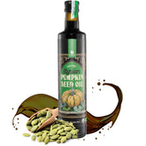Gourmanity bottle front view showing label and dark glass preserving flavor