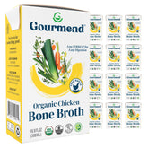 gourmend front packaging shows 16.9oz carton and clean labeling benefit clarity