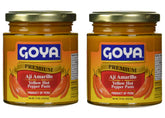 Goya jar front packaging showing label and size, communicates trust and convenience