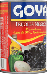 goya pouring from can into bowl for fast meal preparation