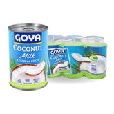 Goya coconut milk front packaging showing brand and pack convenience