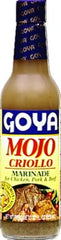 Goya Mojo Criollo front bottle view showing label and convenient pack benefits