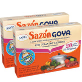 Goya front packaging showing product and low-sodium benefit