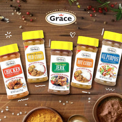 Grace jars next to measuring spoon showing 6oz size