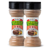 Grace jar front packaging showing brand and bold jerk flavor