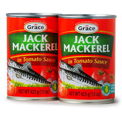 Grace mackerel front can label showing brand and product benefits