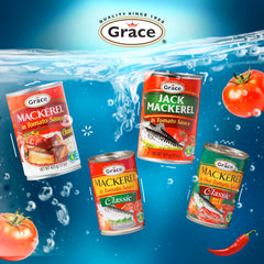 Grace mackerel two-pack stored in pantry showing value and readiness