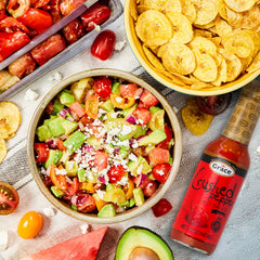 Grace red crushed pepper bottle front showing bold textured heat benefit