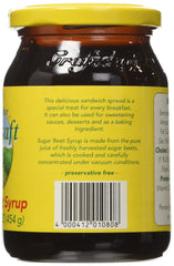 Grafschafter syrup spread on toast with butter, illustrating rich flavor and glossy finish benefit