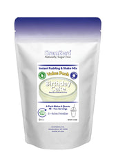 GramZero front packaging showing birthday cake flavor and six pouches, clear product identity and convenience