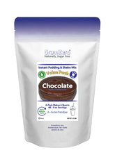 GramZero master pouch front showing brand and chocolate pudding benefits