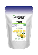 GramZero front packaging showing pitcher pack and lemon graphics, highlights zero calories