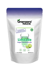 GramZero front packaging showing limeade pouch and benefits