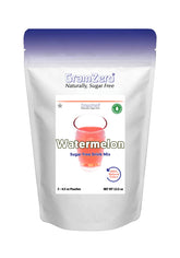 GramZero front packaging showing watermelon flavor and zero calories benefit