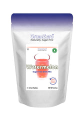 GramZero front packaging showing watermelon flavor and zero calories benefit