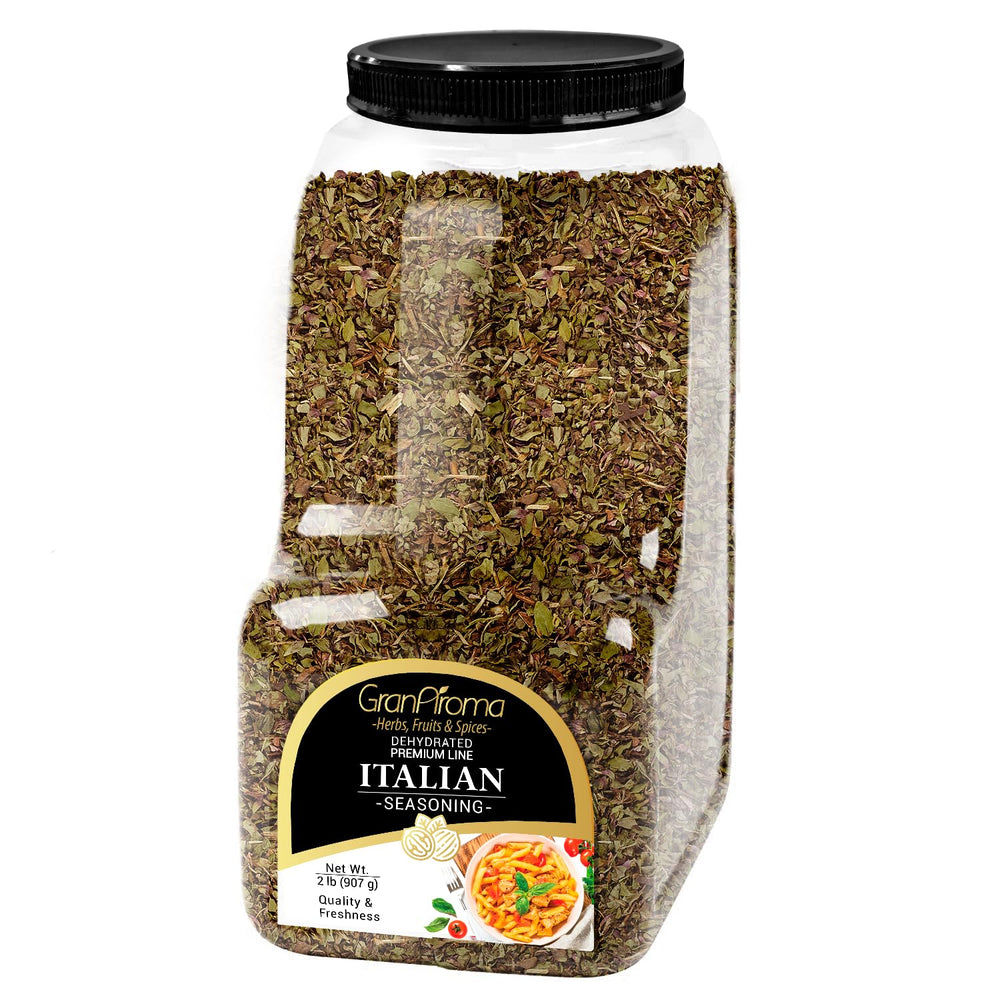 GranAroma front packaging showing 2 lb bag and clear brand identity benefits convenience