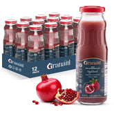 Granatti front packaging glass bottle showing brand and elegant label, preserves flavor