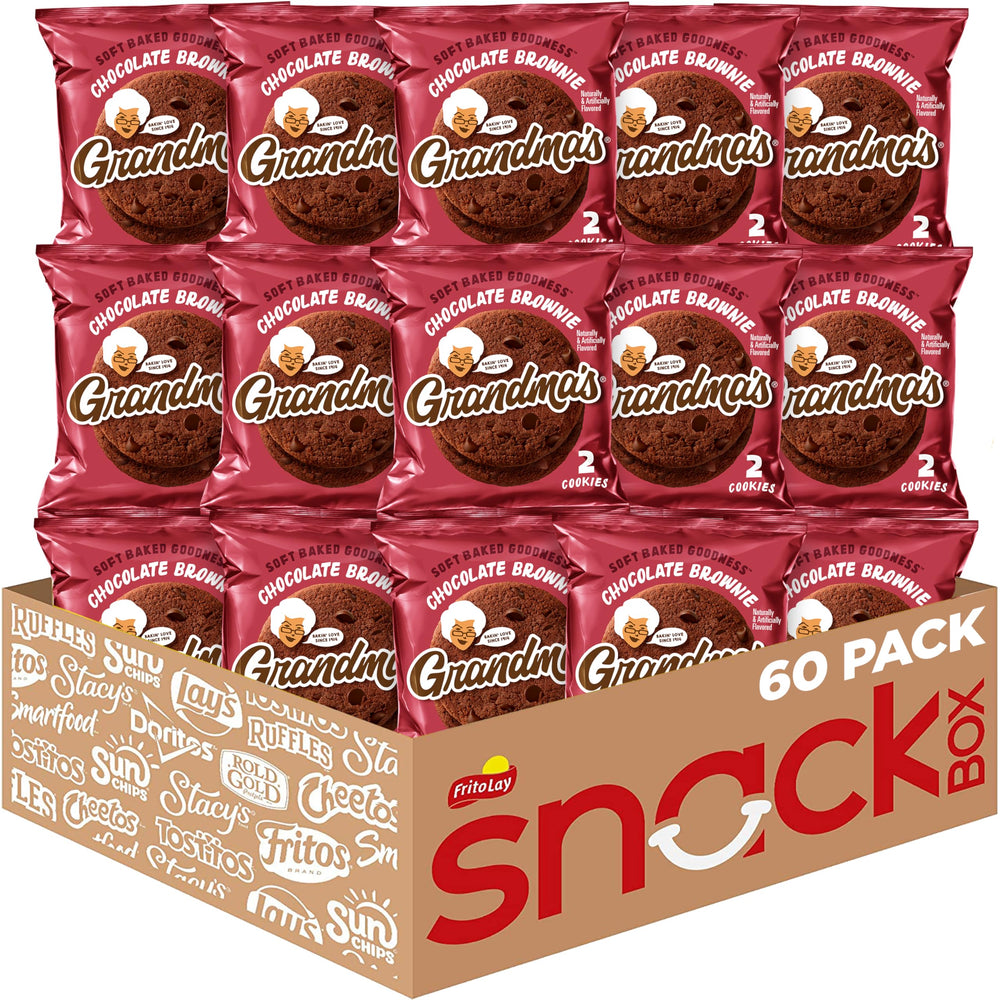 Grandma's front packaging showing bulk 60-pack for easy stocking