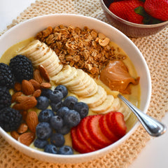 Grandy Organics open bag with granola visible for quick refilling