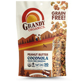 GrandyOats front packaging showing product and organic label benefit
