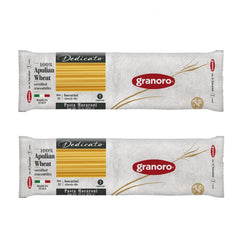 Granoro front packaging showing bucatini and product name with authentic Italian quality
