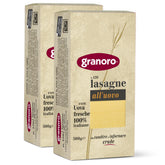 Granoro front packaging showing oven-ready lasagne sheets and convenience
