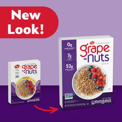 Grape-Nuts close-up of crunchy whole grain nuggets highlighting texture