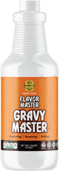 GravyMaster front label on 32 fl oz bottle showing purpose and size benefit