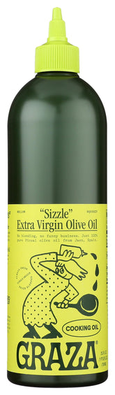 Graza Sizzle front packaging 750ml bottle showing label and benefits