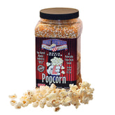 Great Northern front packaging showing 7 lb resealable jug and label, keeps kernels fresh