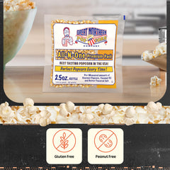 Great Northern kernels and coconut oil close detail highlighting fresh ingredients and flavor