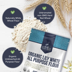 Great River Milling kneading dough with flour, demonstrating reliable gluten development