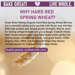 Great River Milling freshly milled flour in a bowl demonstrating fresh-ground baking benefit