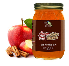 Green Jay Gourmet front jar showing label and 20 oz size, ideal pantry staple