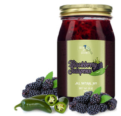 Green Jay Gourmet jar front label showing product and serving idea