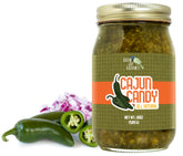 Green Jay Gourmet front jar view showing label and artisan packaging benefit