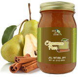 Green Jay Gourmet jar front view showing label and 20 oz jar benefit