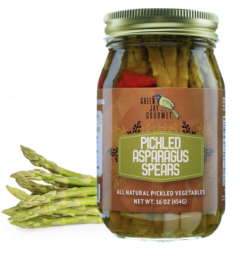 Green Jay Gourmet front jar view showing label and jar for pantry convenience