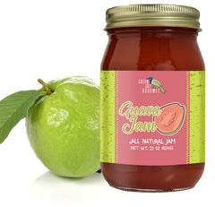 Green Jay Gourmet front jar view showing label and 20 oz size benefit