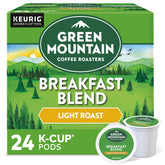 Green Mountain Coffee Roasters front packaging showing freshness and convenience