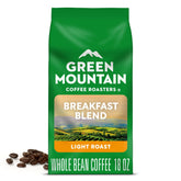 Green Mountain Coffee Roasters front packaging showing 18 oz bag and clear branding for freshness