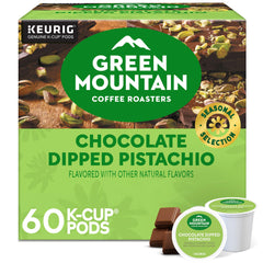 Green Mountain Coffee Roasters front packaging showing seasonal flavor and supply