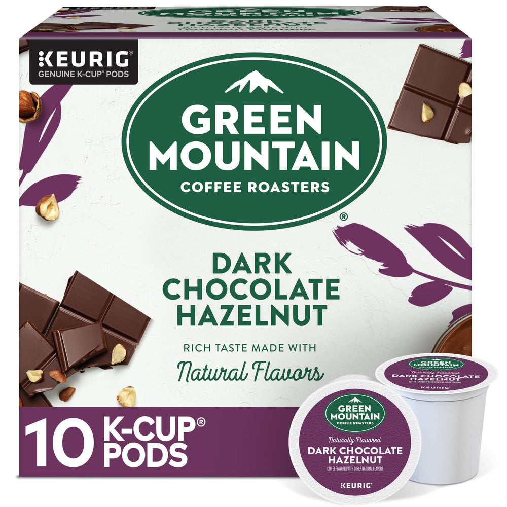 Green Mountain Coffee Roasters front packaging showing flavor and count, clear shelf appeal