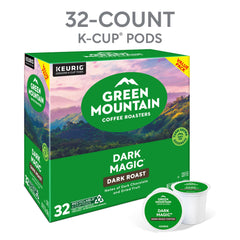 Green Mountain Coffee Roasters brewed cup with crema showing rich aroma