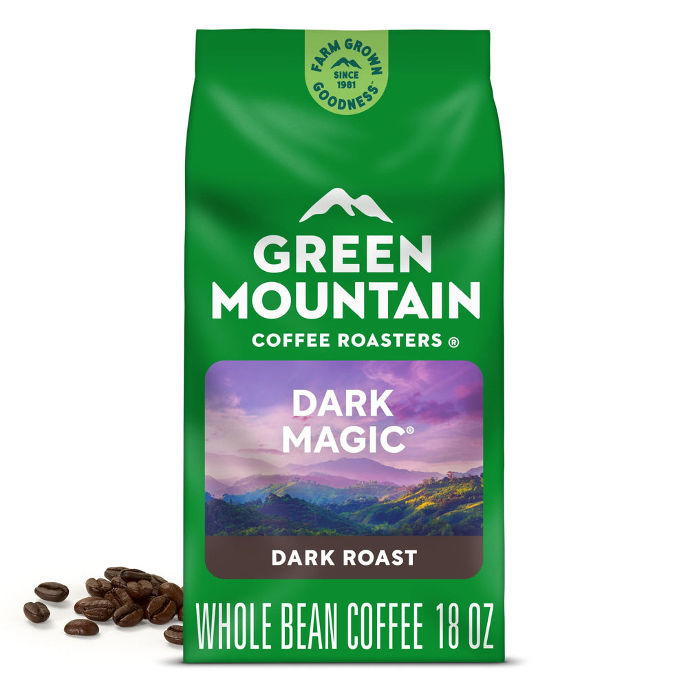 Green Mountain Coffee Roasters front packaging showing 18 oz bag and bold branding for freshness